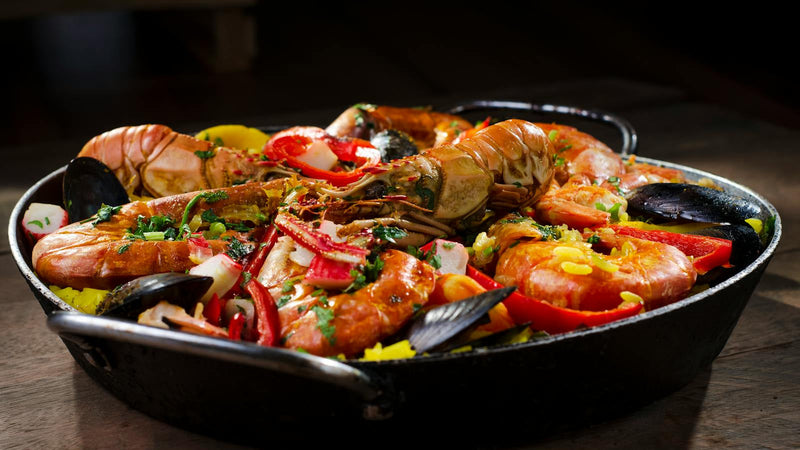 Saffron paella and Mediterranean cooking with Raihan Afghan Super Negin saffron