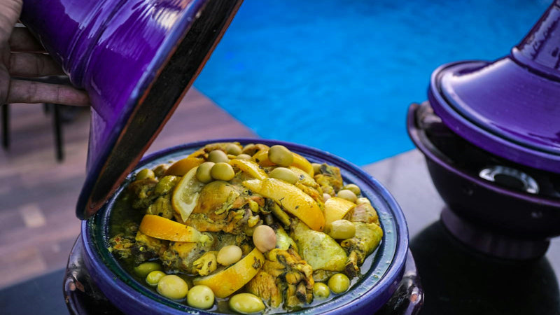 Golden saffron couscous with toasted almonds and dried apricots, made with Raihan Afghan Super Negin saffron