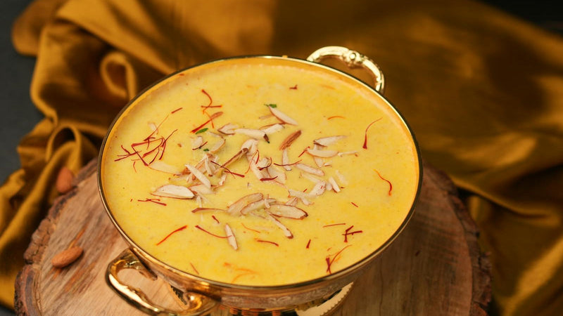 Saffron-infused custards, ice cream, and puddings made with Raihan Afghan Super Negin saffron